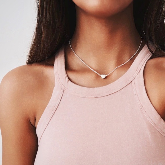 3 for $25⚡️Dainty heart short s steel necklace - Picture 3 of 8